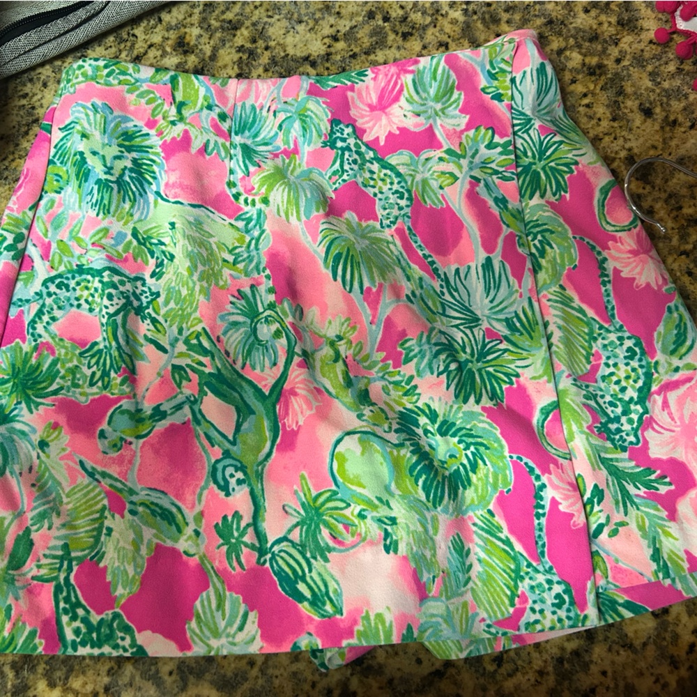 Lilly Pulitzer Pink and Green skort